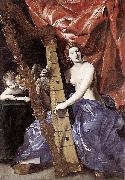 Giovanni Lanfranco Venus Playing the Harp Germany oil painting artist